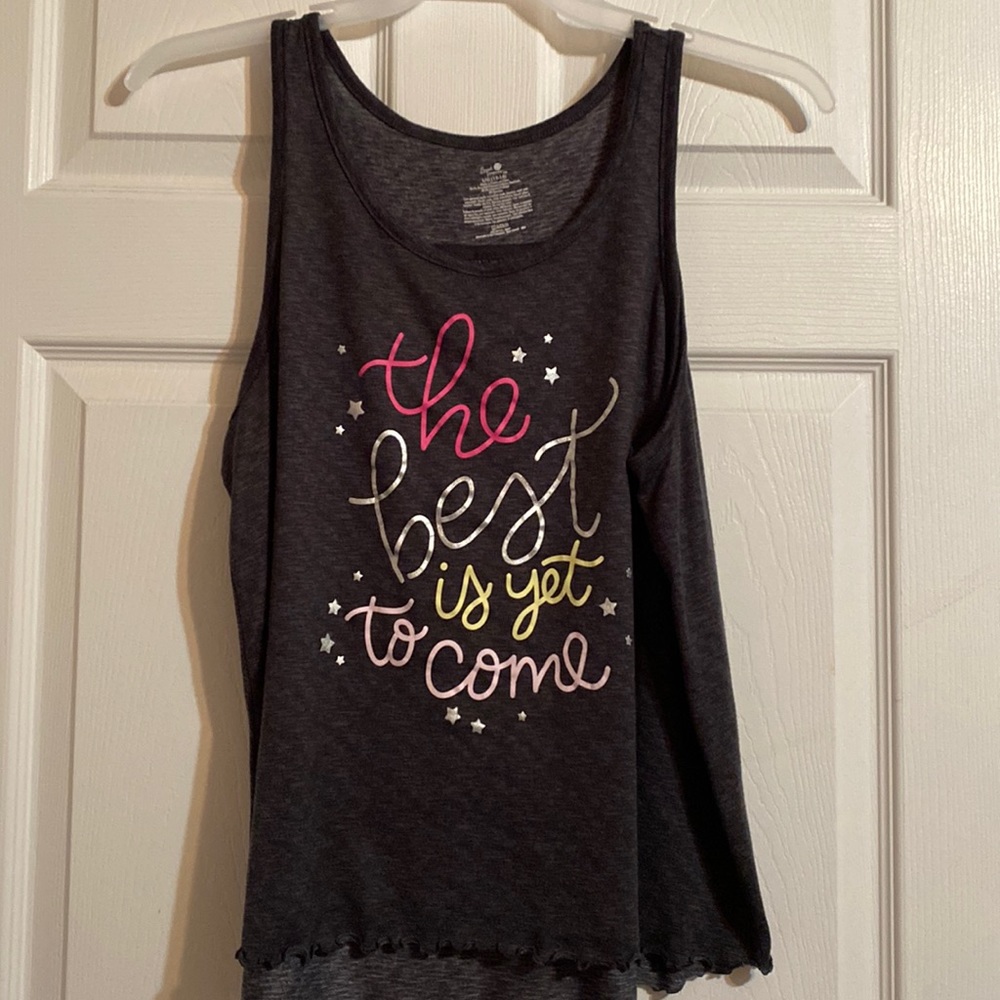 Two secret treasures pajama tank tops. Size Large.